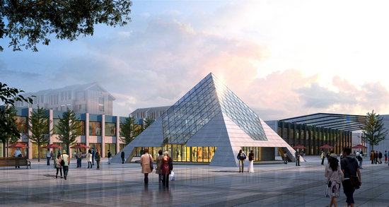 黑河金字塔网架